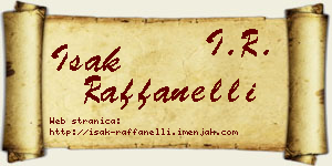 Isak Raffanelli vizit kartica